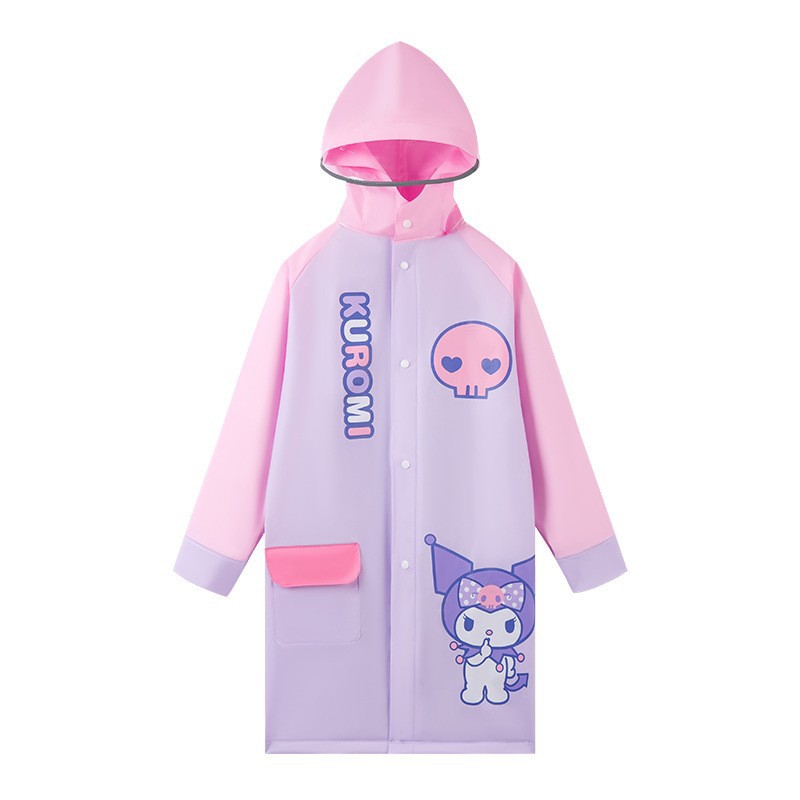 Sanrio children's raincoat for boys and girls tasteless waterproof poncho for kids and babies for kindergarten primary school students rain gear for summer