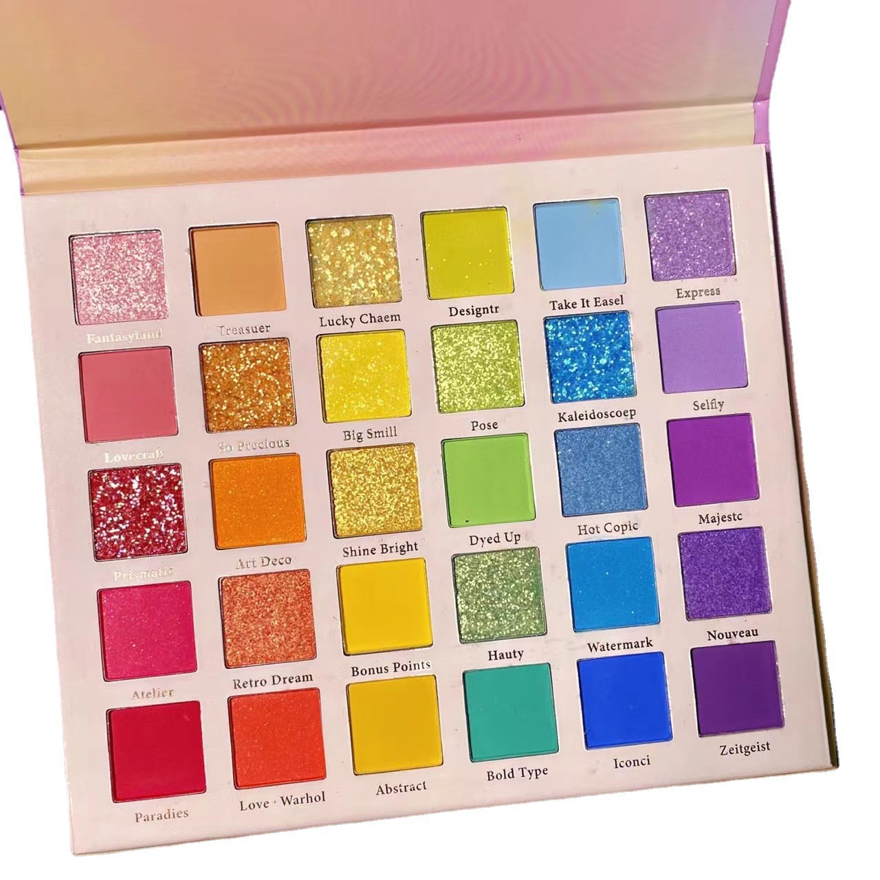 MGL30 color rainbow sugar eye shadow Children stage makeup Pearl matte sequins cos makeup special fine glitter eye shadow plate