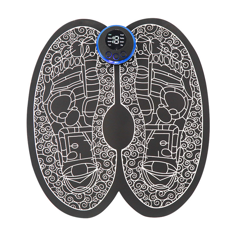 Intelligent EMS foot massage pad micro current foot massage machine portable pulse massage foot pad foot relaxation massager