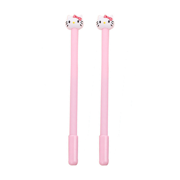 Creative cat gel pen Korean style black water pen student pen cartoon learning office stationery signature pen wholesale