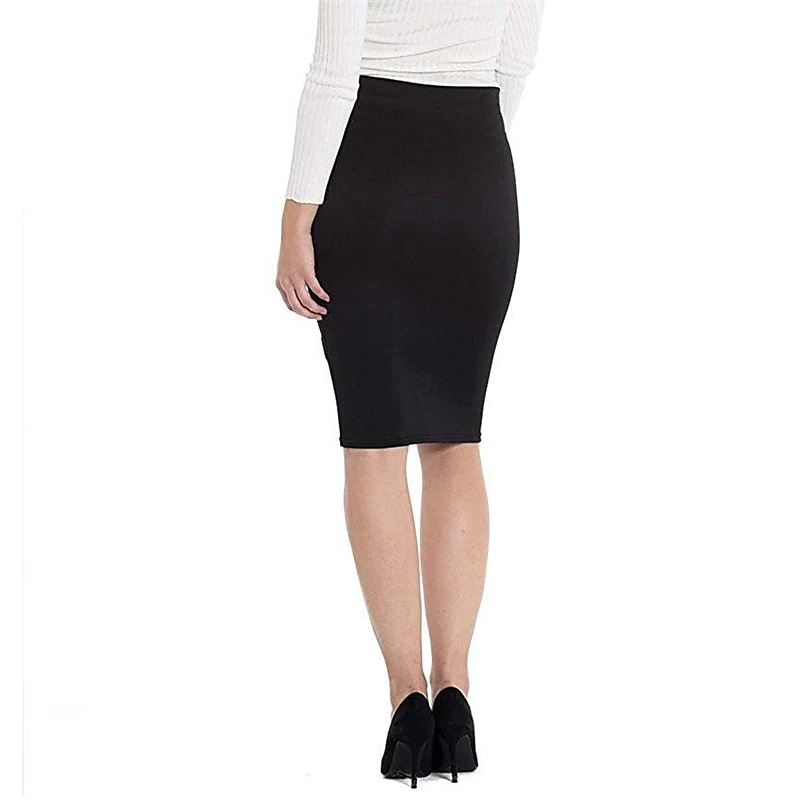 2024 Amazon New European and American Cross-border Double Hip Skirt Business Wear High Waist A- line Skirt Foreign Trade Women's Clothing
