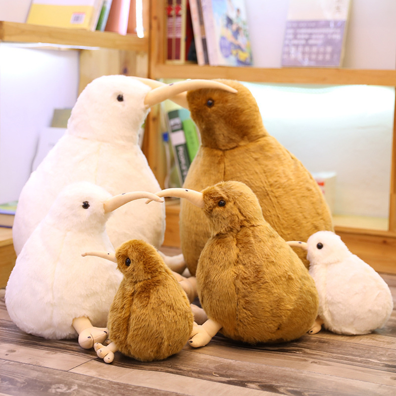 奇妙な鳥の公仔ニュージーランドの鳥の大きいkiwiの何維鳥のぬいぐるみのかわいい小鳥の布芸の人形をシミュレーションします。|undefined