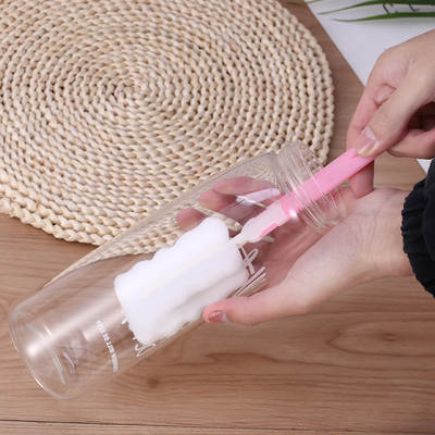 Factory spot sponge Cup brush Cup brush long handle brush removable bottle brush Cup cleaning brush wholesale