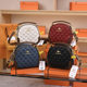 Chanel style rhombus embroidered women's bag live broadcast oval shell bag with compartment large capacity portable shoulder bag