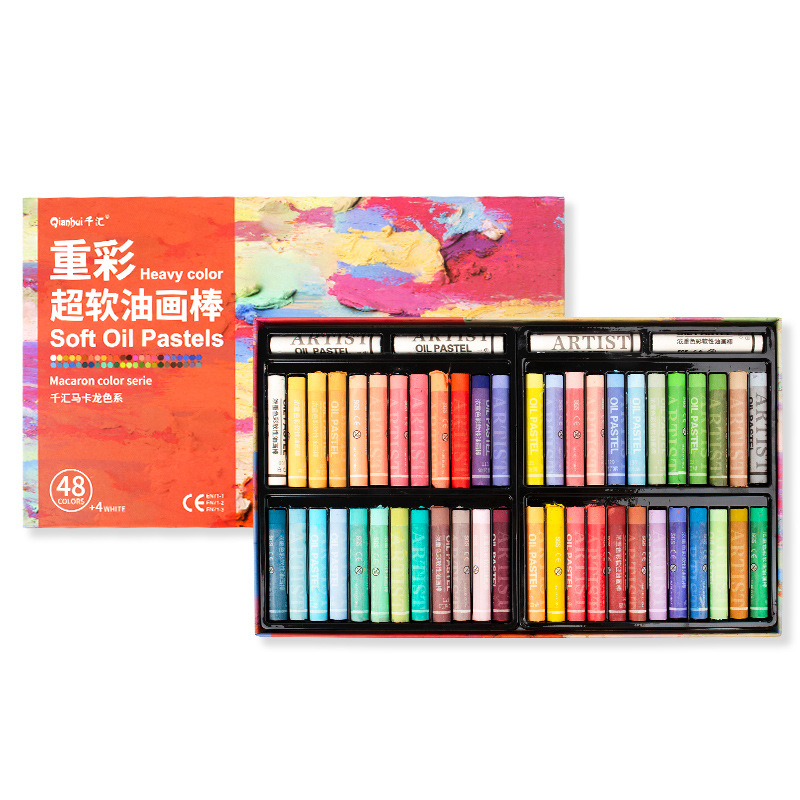 Heavy color oil painting stick wholesale super soft oily colorful stick painting Macaron Morandi color color oil painting stick for children