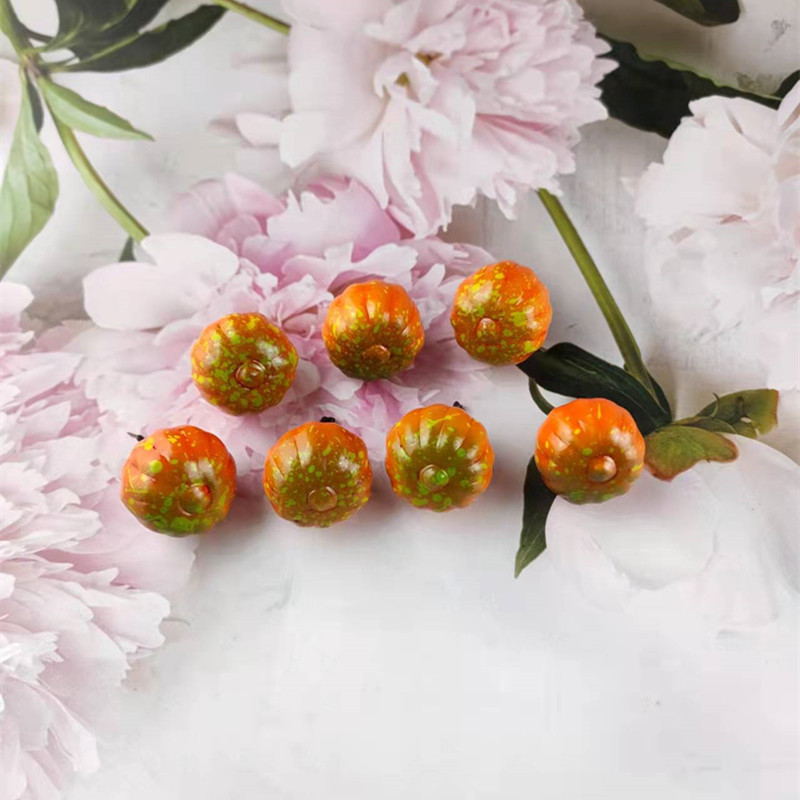 In stock simulation mini fruit and vegetable model photography props simulation foam pumpkin mini fruit