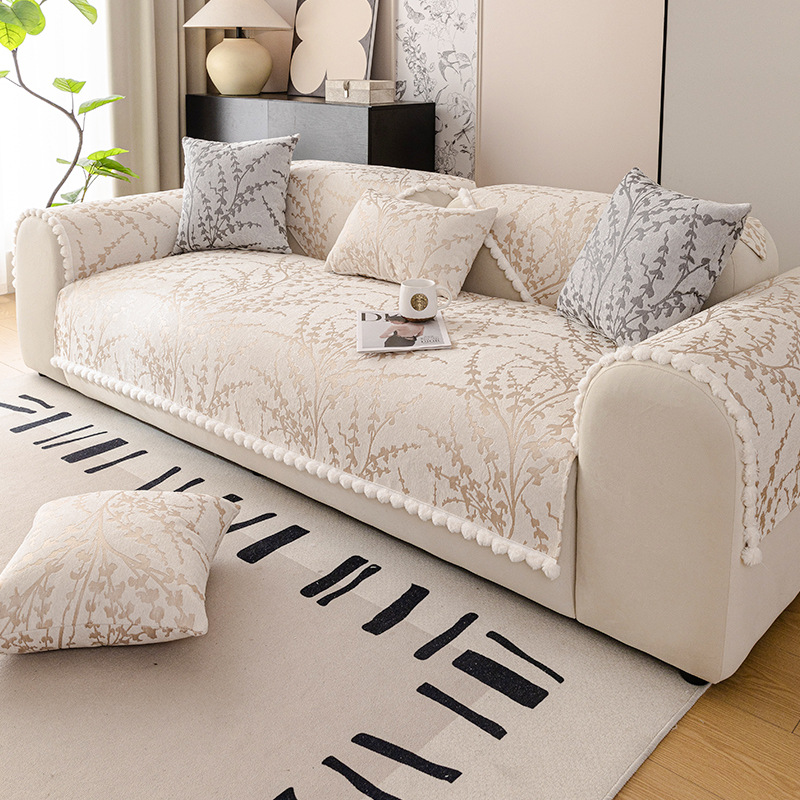French chenille sofa cushion four seasons universal sofa cover cover towel non-slip cushion sofa cushion 2024 New
