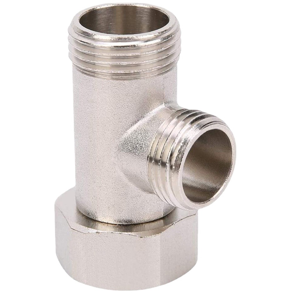 Foreign trade cross-border 1/2 7/8 15/16 "toilet cleaner copper tee joint US T-joint wholesale