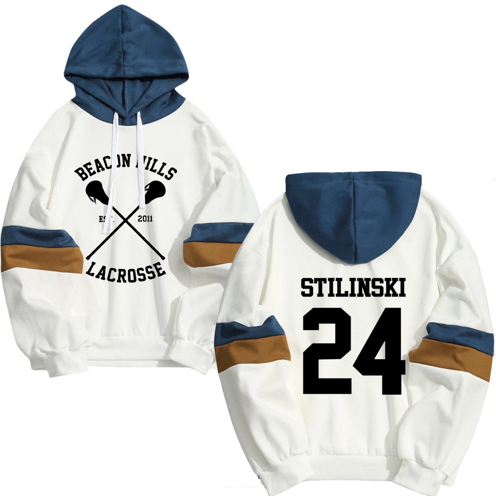 Men's stitching couple wear Spring and Autumn Sweater men's hoodie men's and women's sweatshirt in stock men's clothing factory wholesale