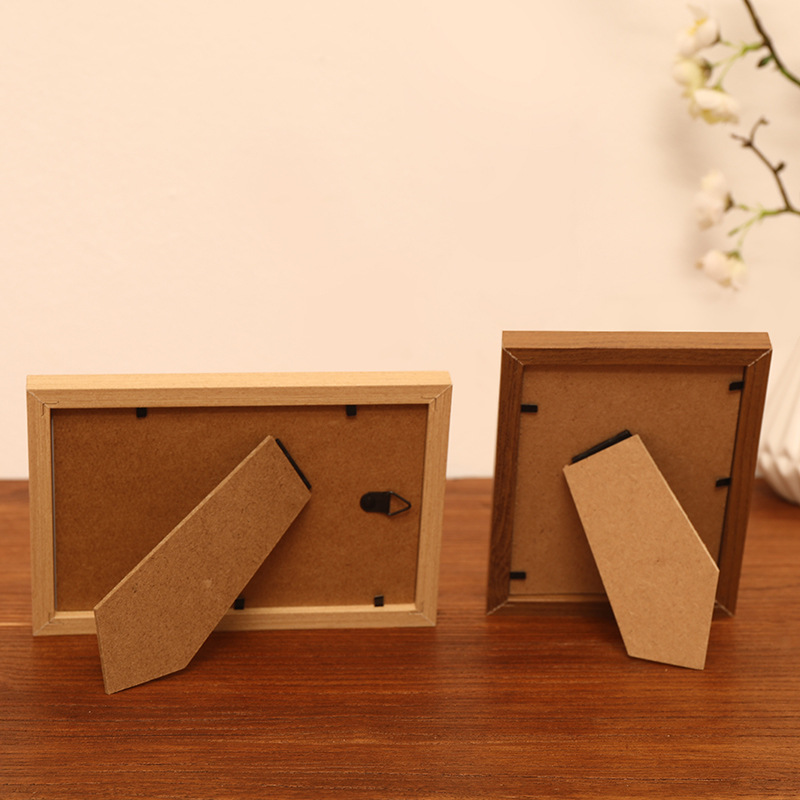 Simple modern wooden photo frame table 5 inch 6 inch 7 inch 8 inch 10 inch A4 picture frame wall Photo Wall photo studio photo frame