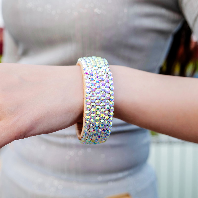 Dancer Belly Dance Jewelry Arm Ring 2022 New Dance Performance Diamond Bracelet Diamond Bracelet Bracelet Rhinestone Jewelry