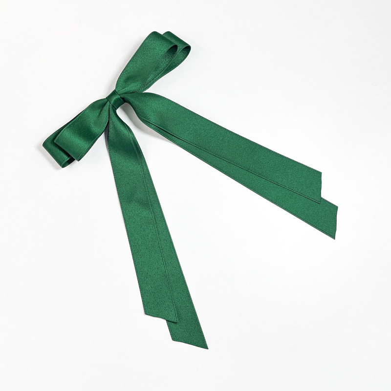 Doppellagige Haarspange mit Schleife im koreanischen Stil für Damen, Ballettmädchen, seitliche Klammer am Hinterkopf, schlichtes, allgleiches Haar-Accessoire_voghion.com