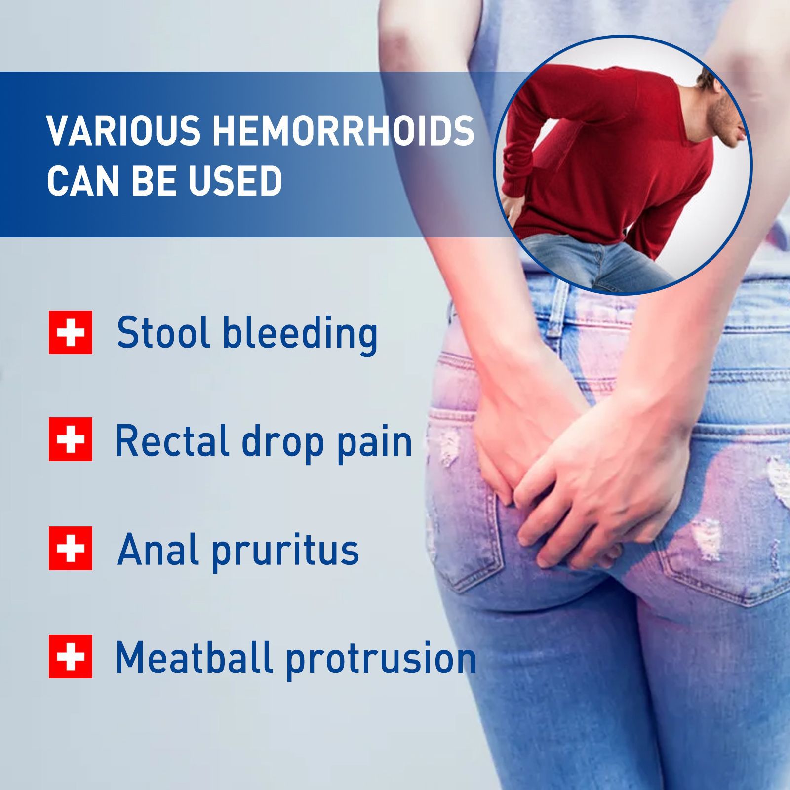 South Moon Hemorrhoids Ointment anal repair and meat ball inside and outside mixed Qi anal relieving swelling itching pain cream