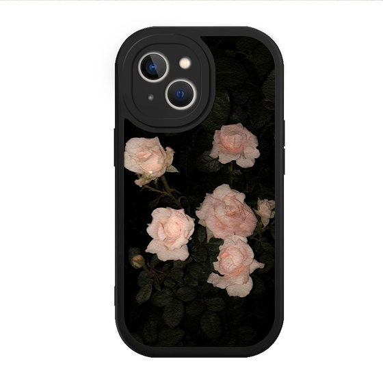 Camellia for Apple 15 phone case iphone14 silicone 13pro niche 12 advanced 11 all-inclusive x soft case
