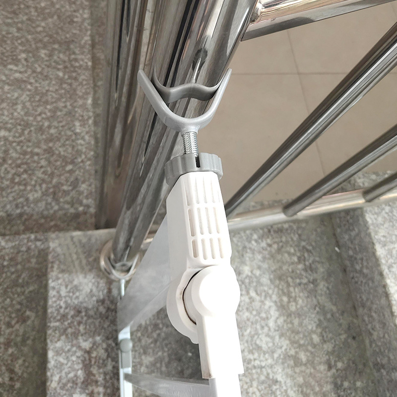 Pet dog isolation fence baby child safety door guardrail indoor fence stairway Y-shaped top Bolt accessories