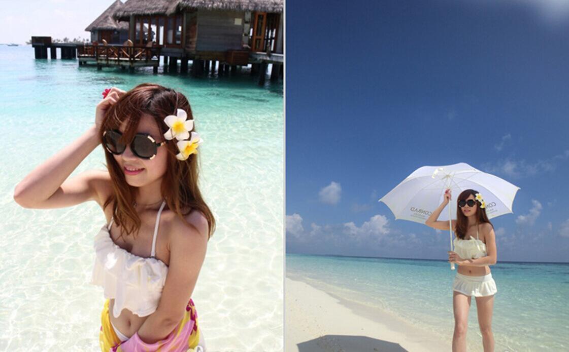 Forcina per capelli con fiori di Plumeria all'ingrosso Dai vestito da viaggio vacanza al mare Forcina per capelli con fiori di Plumeria fermaglio laterale per capelli copricapo_voghion.com