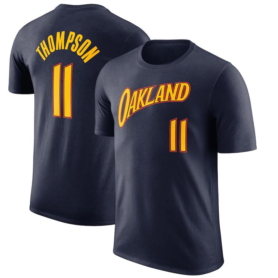 (Support customization) NBAT shirt Warrior Curry Thomson green basketball uniform short sleeve sports quick-dry T-shirt men