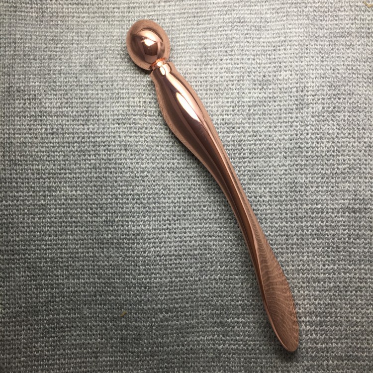 Metal Eye Cream Stick Eye Cream Massage Stick Zinc Alloy Eye Beauty Instrument Face Cream Scoop Eye Massage Stick Beauty Stick