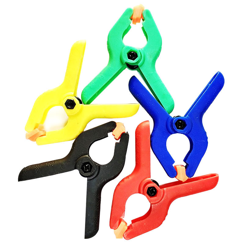 Blue cross-border 2 inch color mini plastic a clip photographic cloth clip woodworking tools fixed spring clip accessories