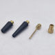 Metal plastic inflatable Nozzle car inflatable pump inflatable nozzle pump accessories metal air nozzle three-piece set