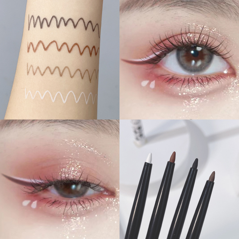 kakashow Very Fine Eyeliner Glue Pen Waterproof Sweat-proof No Sizzy Color Smooth Color Eyeliner Beginner's Entry