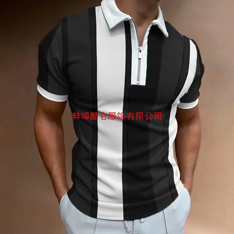  New Men Polo Shirts Summer Casual Daily Short Sleeve St