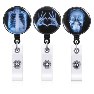 ABS drop glue CT perspective easy pull-up buckle spine Palm head retractable rotating easy pull-up alligator clip