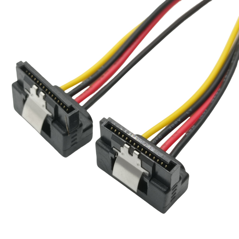 Elbow SATA one-to-two power cord serial port one-to-two hard disk drive SATA serial port power supply one-to-two