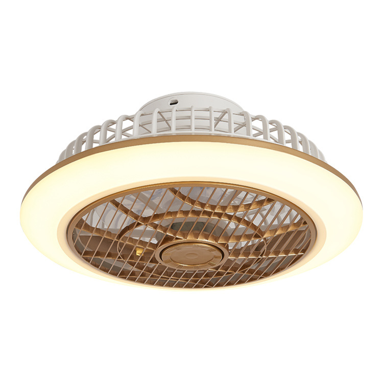 Top-absorbing fan lamp cross-border chandelier dining room living room bedroom ceiling fan lamp 2022 new smart fan lamp cross-border