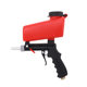 Cross-border hot sale small handheld red plastic pneumatic sandblasting gun portable gravity spray gun hardware tools