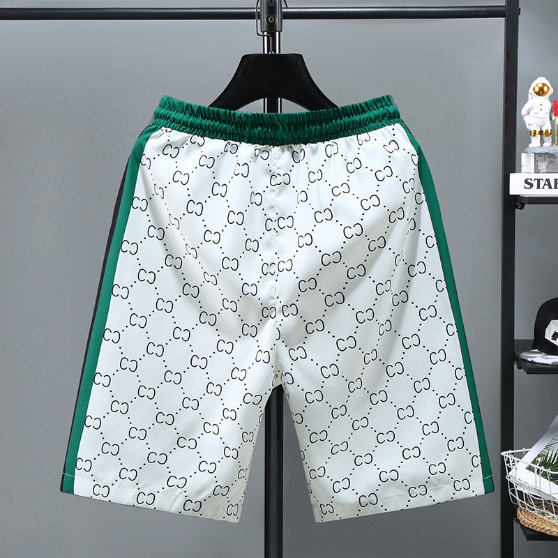 Five-point Pants Men's Cross-border Foreign Trade Summer Beach Pants Men's Casual Running Sports Shorts Men's Five-point Straight Pants Trendy