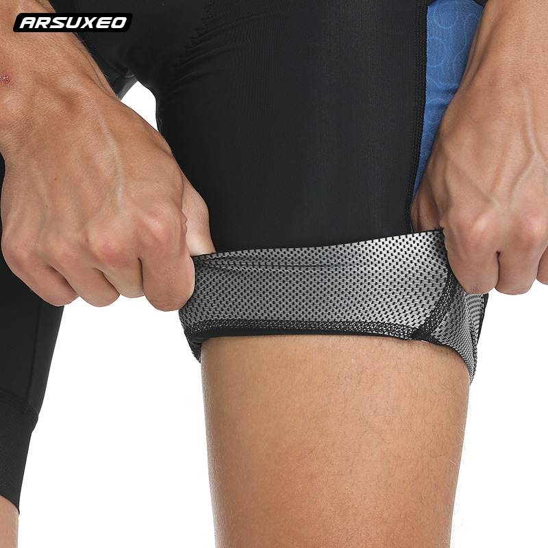 Outdoor Sports Bicycle Sports Cycling Shorts Men's High Elastic Sponge Cushion Shock Absorption Breathable Sweat Absorption Summer