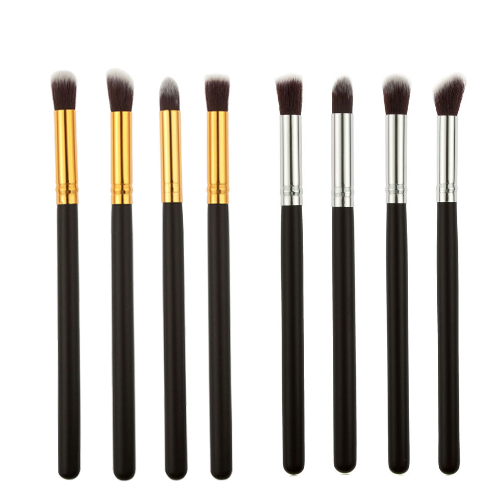 A generation of 4 long rod small eye shadow makeup brush 4 eye makeup brush beauty tools manufacturers in stock