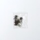 opp bag 9G (Brown + silver handle)