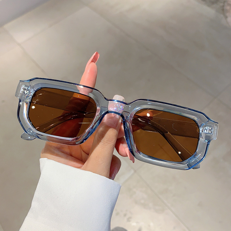 Square Small Frame Sunglasses European and American Retro 2024 New Simple High Sense Fashion Sunglasses Women Sunglasses