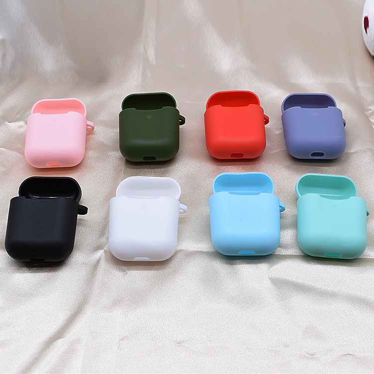 For airpods 2 protective case Apple headphones protective case I12 silicone headset accessories protective case