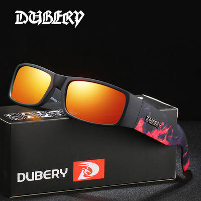 DUBERY165 Sports Cycling Polarized Sunglasses Large Frame Outdoor Sunglasses Men's Goggles