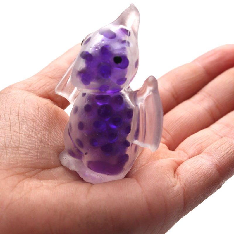 New cross-border bead ball dinosaur pinch music creative vent decompression decompression tpr Halloween Christmas explosion toys