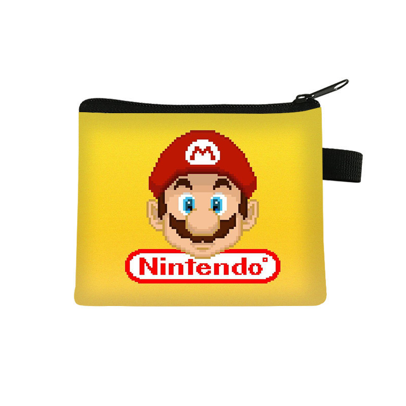 Super Mary Bag Children's Coin Purse Student Cartoon Cute Card Bag All-match Fashion Zipper Storage Bag