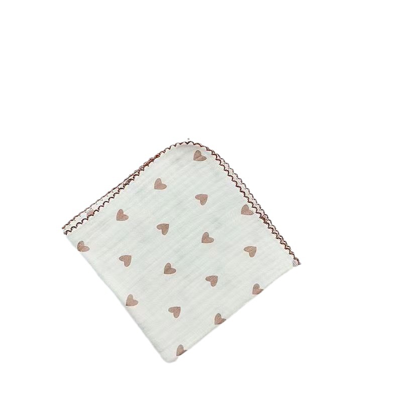 ins Korean style square towel single and double layer cotton yarn baby face towel milk towel baby milk towel saliva towel handkerchief
