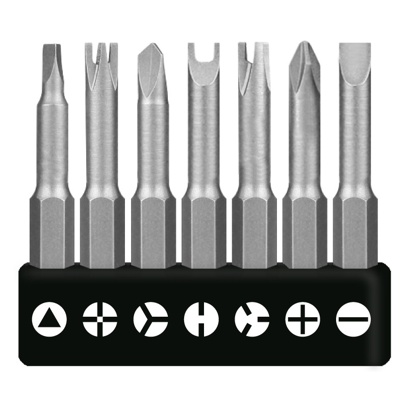 Flat Cross Plum Blossom Special-shaped Triangle Screwdriver Bull Socket Special Batch Head suit Multi-function Screwdriver