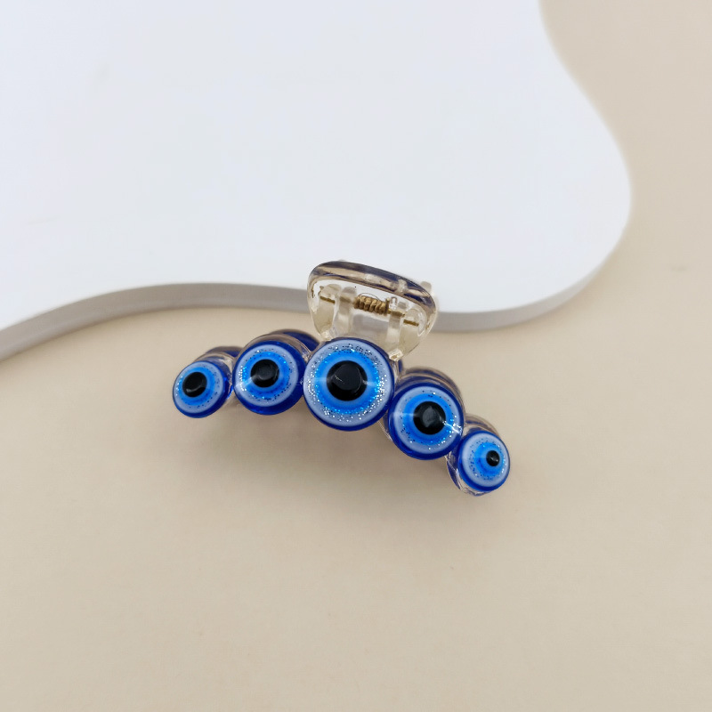 Europe and the United States new combination of large, medium and small back of the head bangs side does not hurt hair hair accessories Devil's Eye ha_voghion.com