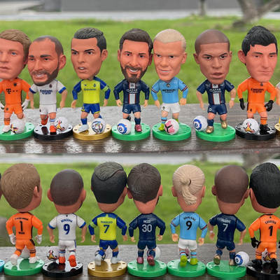 Football C Rodgea Pogba Messi Kane Neymar Handmade Doll Doll Ornaments Around Souvenirs