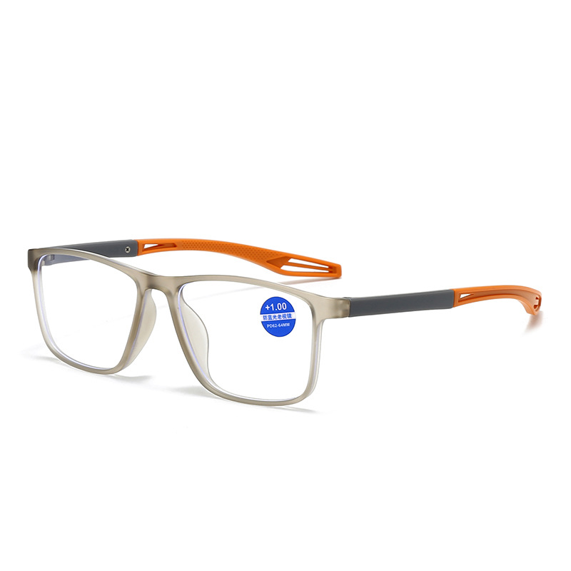 New Fashion Presbyopic Glasses for Men and Women Ultra-light Box Middle-aged and Elderly Reading Mirror Trendy Commuting Blue Light-proof Presbyopic Glasses