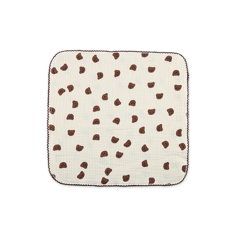 Class A pure cotton children's gauze towel handkerchief baby face towel square towel newborn burp towel baby saliva towel