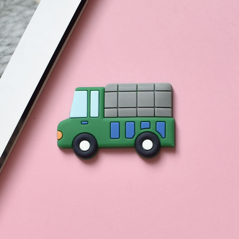 Cute Cartoon Transportation Refrigerator Stickers Creative Soft Adhesive Early Education Stickers Magnetic Stickers Children's Stickers