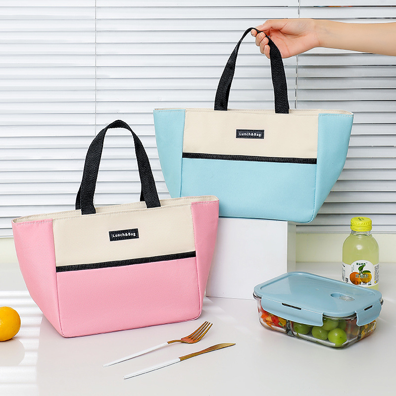 Liancheng new portable lunch box bag insulation large capacity student thickened lunch bag office worker with lunch bag