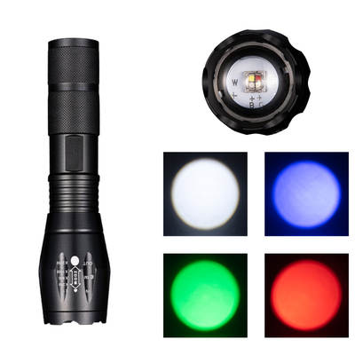 RGB one-second radiography gold four-color photography flashlight fill light zoom photography flashlight warm light radiography flashlight