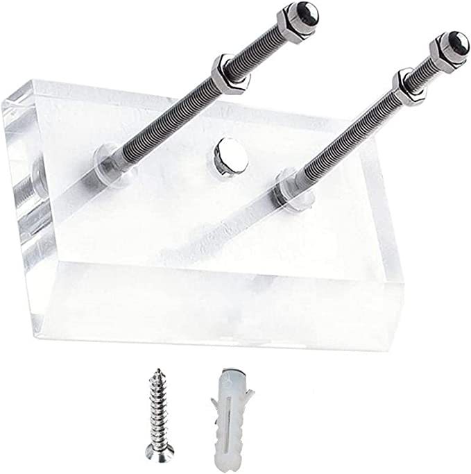 Cross-border scooter rack acrylic transparent upper screw wall-mounted electric scooter display rack display balance frame