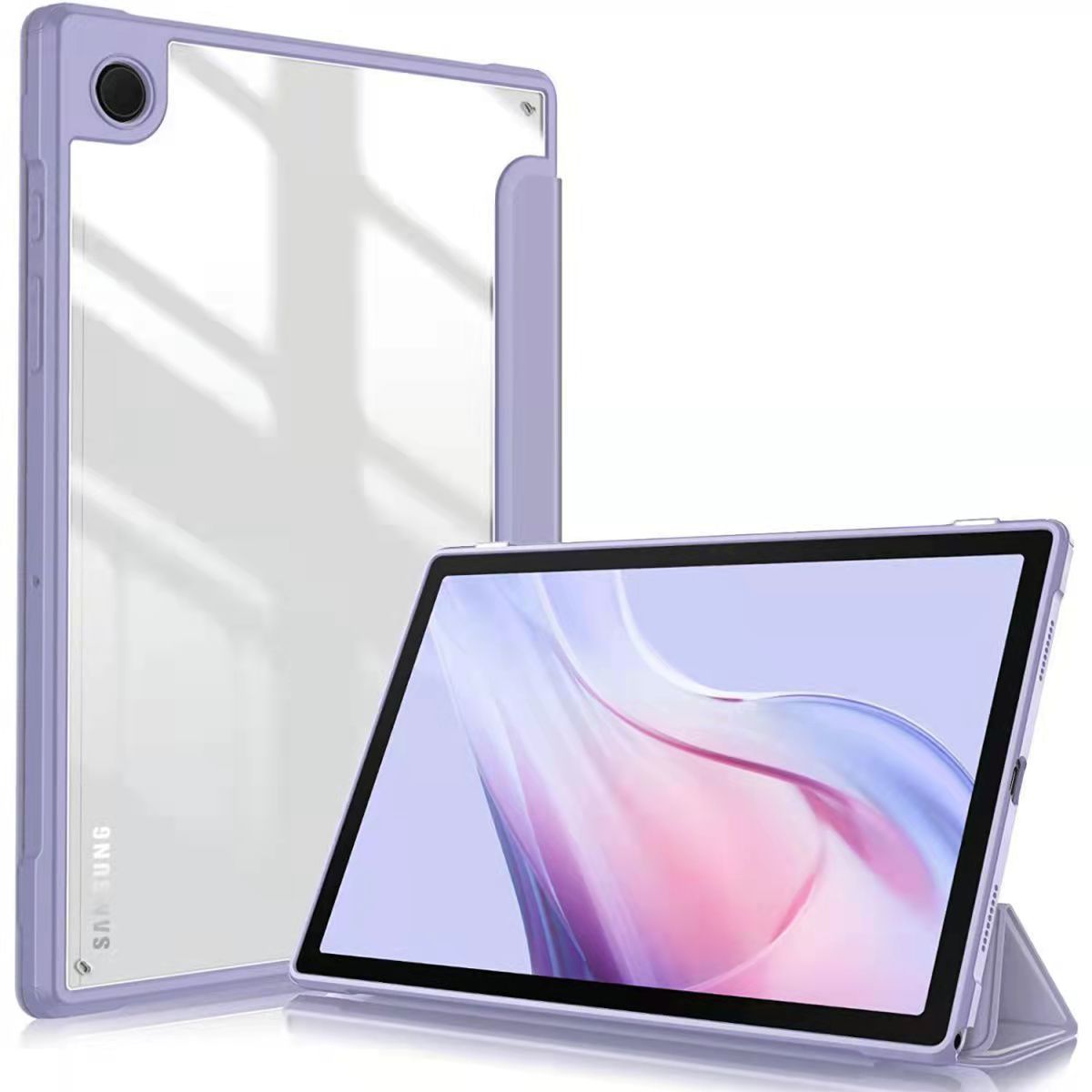 Transparent Acrylic Protective Cover for Samsung Tab A8/X200 Tablet PC